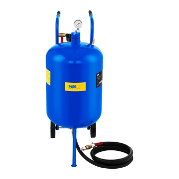  Mobilna piaskarka maszyna do piaskowania syfonowa na kółkach 79 L MSW - zdj. dodatkowe 4