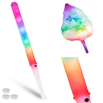  Świecące patyczki LED do waty cukrowej 7 FUNKCJI 1szt. - zdj. dodatkowe 1