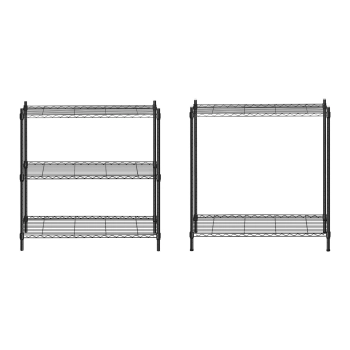  Regał magazynowy druciany ażurowy kolor czarny 180x90x35cm do 150kg - zdj. dodatkowe 4