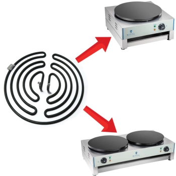  Grzałka do naleśnikarki śr 40 cm Royal Catering 3000W 230V - zdj. dodatkowe 2