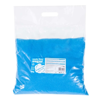 Kolorowy smakowy cukier do waty cukrowej niebieski o smaku gumy balonowej 5kg - zdj. dodatkowe 1