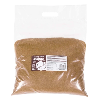  Kolorowy smakowy cukier do waty cukrowej brązowy o smaku coca coli 5kg - zdj. dodatkowe 1