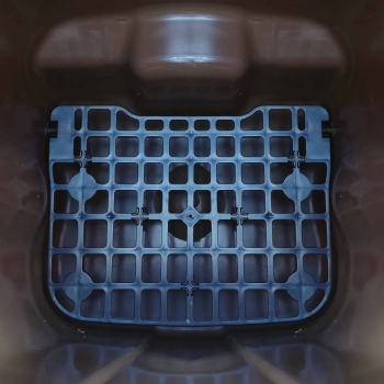  Pojemnik kubeł kosz na odpady i śmieci Europlast Austria - brązowy 120L BIO + RUSZT - zdj. dodatkowe 3