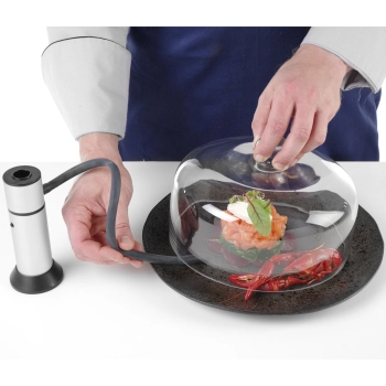  Kopułka szklana do wędzenia potraw na talerzu - HENDI 199978 - zdj. dodatkowe 4