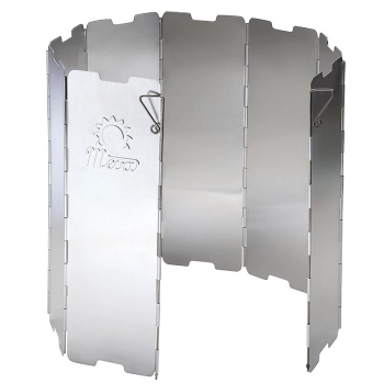  Osłona przeciwwietrzna przed wiatrem do palnika kuchenki turystycznej - srebrna - zdj. dodatkowe 1