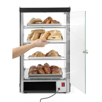  Witryna neutralna samoobsługowa do prezentacji i wydawania potraw LED szer. 415mm - zdj. dodatkowe 3