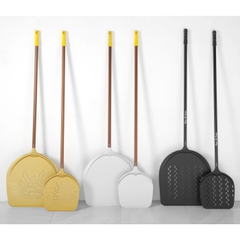  Łopata do pizzy aluminiowa ITALIA 3D perforowana 500x1700mm - zdj. dodatkowe 3