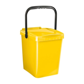  Kosz pojemnik do segregacji sortowania śmieci i odpadków - żółty Urba 21L - zdj. dodatkowe 5