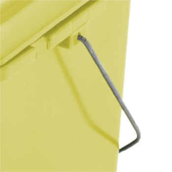  Kosz pojemnik do segregacji sortowania śmieci i odpadków - żółty 10L - zdj. dodatkowe 3