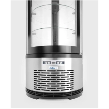  Witryna chłodnicza cukiernicza okrągła 3 półki LED 100L - zdj. dodatkowe 5