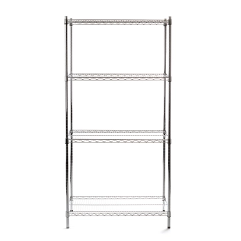  Regał magazynowy do spiżarni składany ażurowy 4 półki x 125kg - zdj. dodatkowe 2