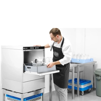  Zmywarka barowa do szkła szklanek + dozownik + pompa kosz 40x40cm 230V 3 PROGRAMY - zdj. dodatkowe 4