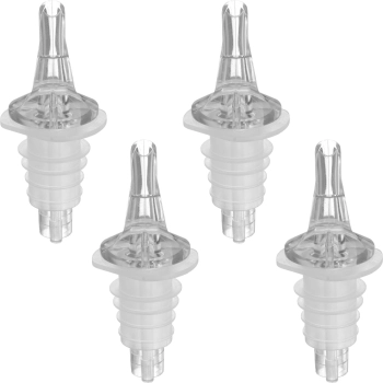 Nalewak dozownik kurek do butelek - przezroczysty ZESTAW 4szt.