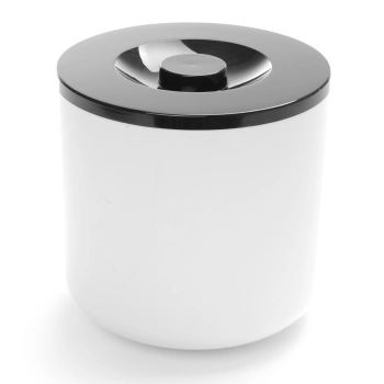  Pojemnik do lodu na lód biały z czarną pokrywką 5L - zdj. dodatkowe 2