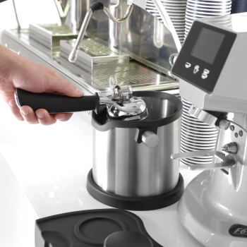  Odbijak pojemnik do fusów kawy okrągły stalowy - zdj. dodatkowe 3