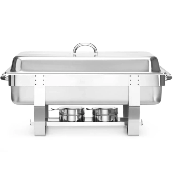  Podgrzewacz do potraw na pastę świeczki stalowy GN 1/1 - DUŻY ZESTAW - zdj. dodatkowe 1