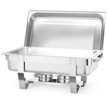  Podgrzewacz do potraw na pastę świeczki stalowy GN 1/1 - DUŻY ZESTAW - zdj. dodatkowe 3