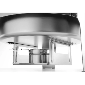  Podgrzewacz do potraw na pastę świeczki stal satynowana OKRĄGŁY - zdj. dodatkowe 6