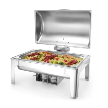  Podgrzewacz do potraw na pastę świeczki stal polerowana GN 1/1 - zdj. dodatkowe 8