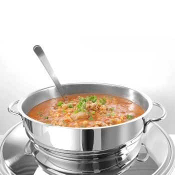  Podgrzewacz na pastę świeczki do zupy stal polerowana 10L - zdj. dodatkowe 8