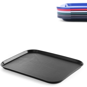  Taca z polipropylenu Fast Food 30.5x41.5cm - czarna - zdj. dodatkowe 1