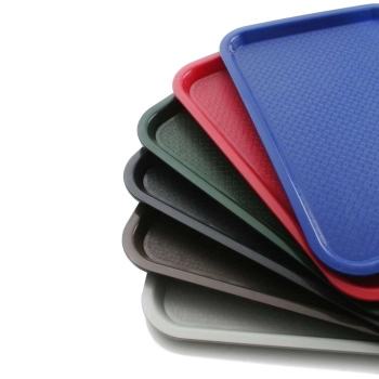  Taca z polipropylenu Fast Food 35x45cm - zielona - zdj. dodatkowe 3