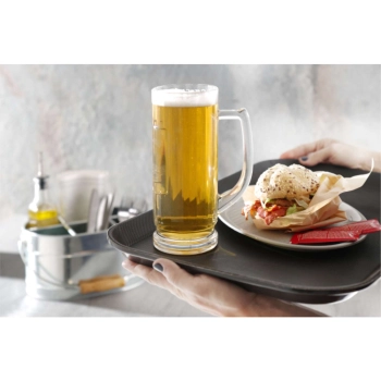  Taca kelnerska antypoślizgowa odporna 25.5x35.5cm - czarna - zdj. dodatkowe 2