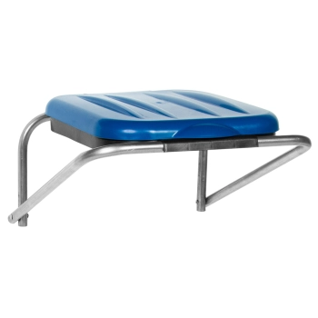  Uchwyt ścienny wiszący do segregacji śmieci niebieski - worki 120L - zdj. dodatkowe 1