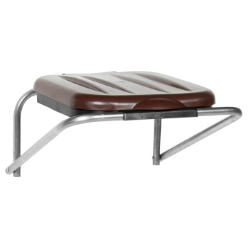  Uchwyt ścienny wiszący do segregacji śmieci brązowy - worki 120L - zdj. dodatkowe 1