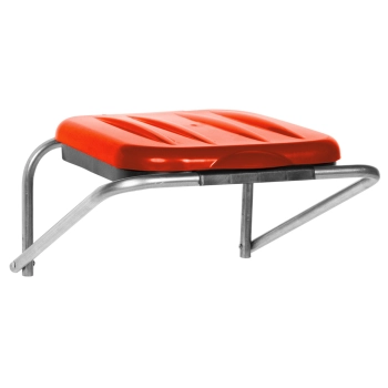  Uchwyt ścienny wiszący do segregacji śmieci czerwony - worki 120L - zdj. dodatkowe 1