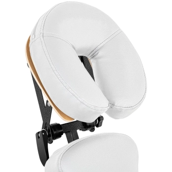  Krzesło do masażu składane do 130 kg białe - zdj. dodatkowe 4