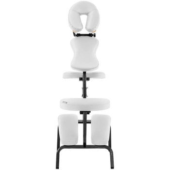  Krzesło do masażu składane do 130 kg białe - zdj. dodatkowe 5