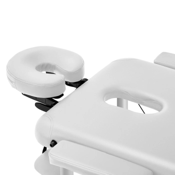  Przenośne składane łózko stół do masażu do 180kg Bordeux białe - zdj. dodatkowe 2