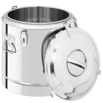  Termos cateringowy z kranem do transportu napojów stalowy 35L - zdj. dodatkowe 5