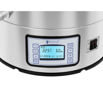  Kocioł warzelny zacierny do produkcji piwa stal nierdzewna 2500W LCD 40L - zdj. dodatkowe 2