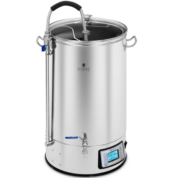  Kocioł warzelny zacierny do produkcji piwa stal nierdzewna 2500W LCD 60L - zdj. dodatkowe 1