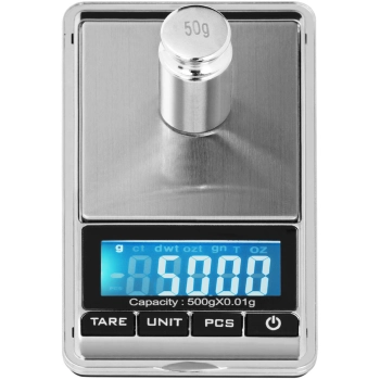  Waga precyzyjna jubilerska kieszonkowa zliczanie sztuk LCD 500 g / 0.01 g - zdj. dodatkowe 2