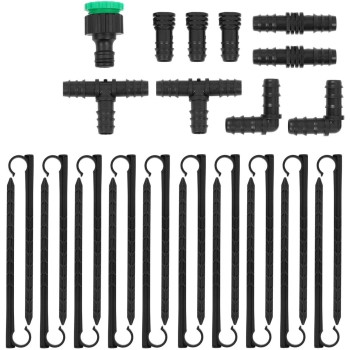  Wąż linia kroplująca do nawadniania podlewania roślin ZESTAW + szpilki 50 m - zdj. dodatkowe 2