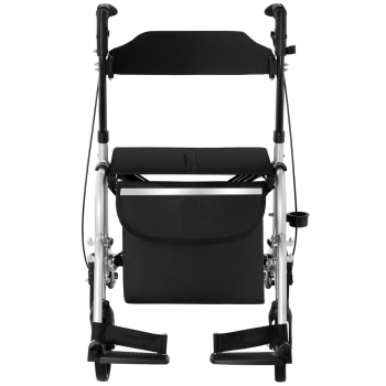  Balkonik chodzik rehabilitacyjny 2w1 z funkcją wózka składany z torbą do 136kg - zdj. dodatkowe 8