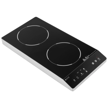  Kuchenka płyta indukcyjna nastawna 2 pola grzewcze śr. 26 cm LED 1800 W - zdj. dodatkowe 3