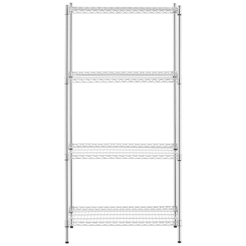  Regał warsztatowy chromowany 4 półki druciane do 1 t 1000 kg 90x45x180 cm - zdj. dodatkowe 4