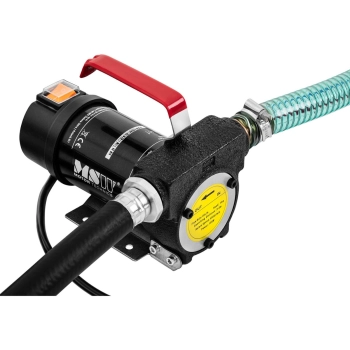  Pompa elektryczna do spuszczania paliwa oleju napędowego ZESTAW IP55 12 V 155 W 40 l/min - zdj. dodatkowe 2