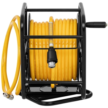  Wąż przewód pneumatyczny ciśnieniowy na zwijaku bębnie obrotowym 360 8 bar 30 m + 2 m - zdj. dodatkowe 2