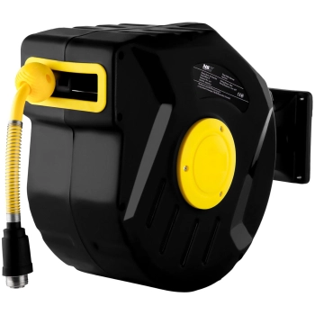  Wąż przewód pneumatyczny ciśnieniowy na zwijaku bębnie automatycznym 18 bar 15 m + 1.5 m - zdj. dodatkowe 3