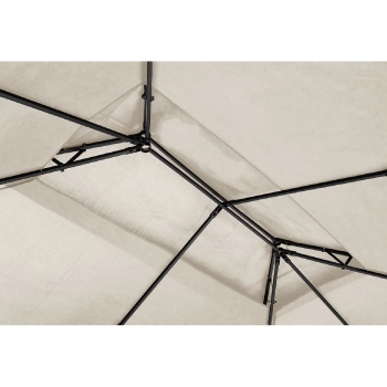  Pawilon ogrodowy altana namiot składany 3 x 4 x 2.6 m kremowy - zdj. dodatkowe 3