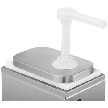  Dyspenser dozownik do sosów z pompką ze stali nierdzewnej 2 l - zdj. dodatkowe 2