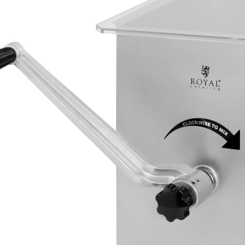  Mieszarka ręczna do mięsa farszu do kiełbasy ze stali 16 l - zdj. dodatkowe 2