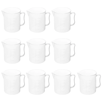  Zlewka laboratoryjna plastikowa z podziałką 500 ml - 10 szt. - zdj. dodatkowe 3