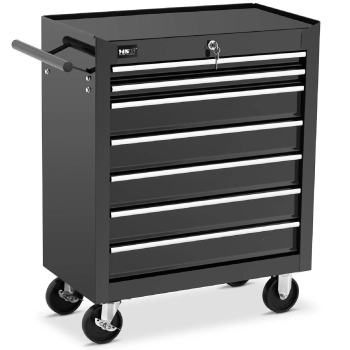  Wózek szafka warsztatowa narzędziowa mobilna z uchwytem 7 szuflad - zdj. dodatkowe 1