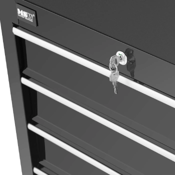  Wózek szafka warsztatowa narzędziowa mobilna z uchwytem 5 szuflad - zdj. dodatkowe 3